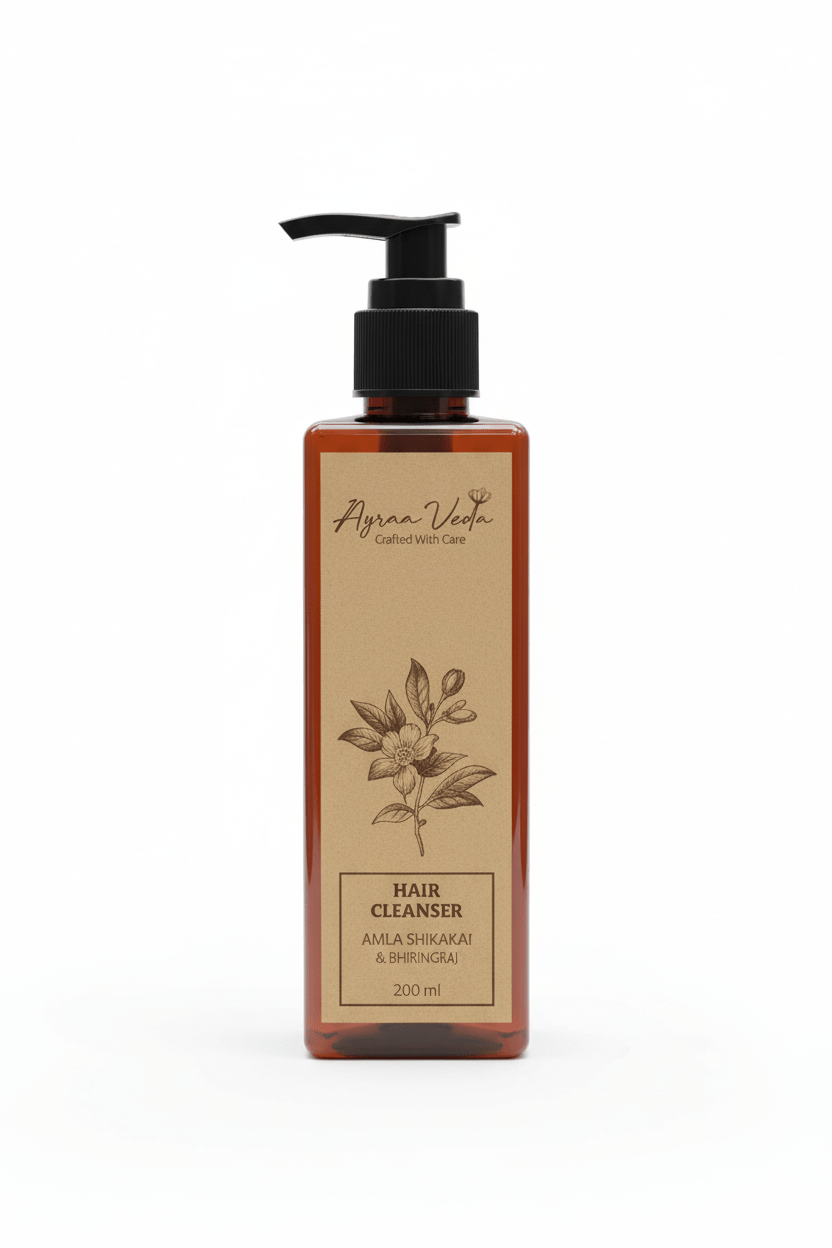 Herbal Hair Cleanser – SLS - Free Shampoo for Stronger, Healthier Hair | Ayraa Veda - AYRAA VEDAAYRAA VEDA