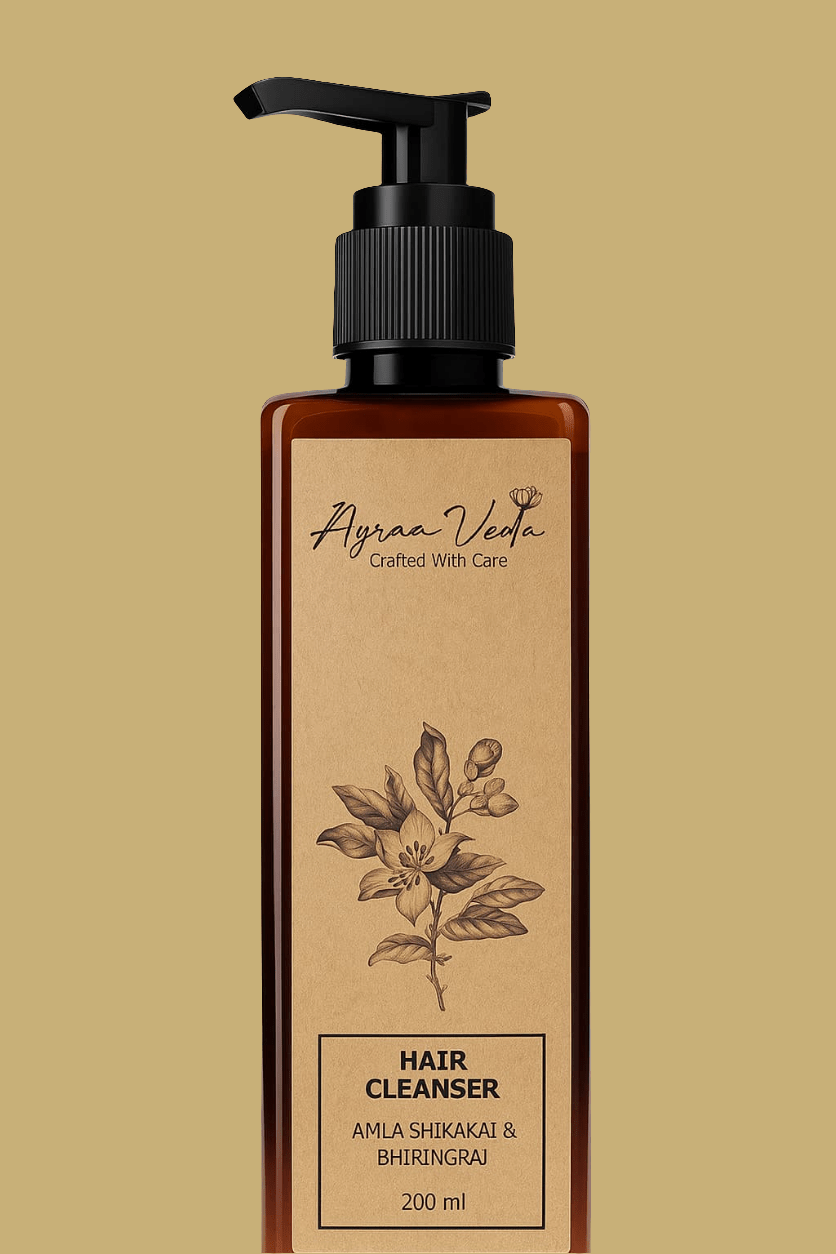Herbal Hair Cleanser – SLS - Free Shampoo for Stronger, Healthier Hair | Ayraa Veda - AYRAA VEDAAYRAA VEDA