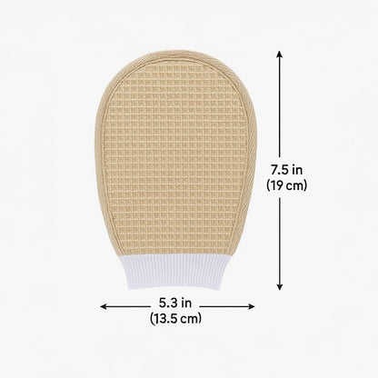 Ayraa Veda Exfoliating Bath Glove With Natural Ramie Fibers | Bathing Gloves - AYRAA VEDAAYRAA VEDA
