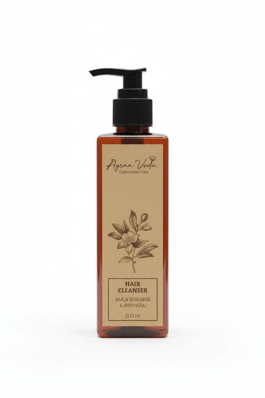 Herbal Hair Cleanser – SLS - Free Shampoo for Stronger, Healthier Hair | Ayraa Veda - AYRAA VEDAAYRAA VEDA