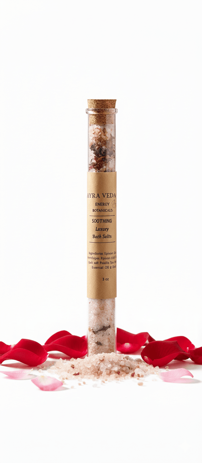 Ayraa Veda Aura Soak – Rose Bath Salt 100g | Relax, Restore & Rejuvenate - AYRAA VEDAAYRAA VEDA