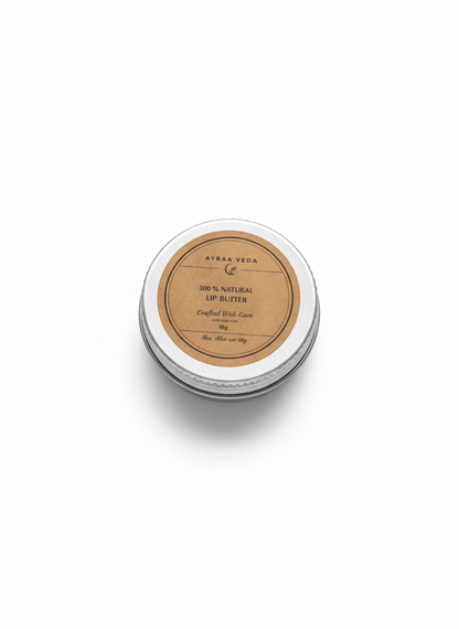 Ayraa Veda Nourish Lip Butter – 100% Natural Moisturizing Lip Balm with Shea, Cocoa & Mango Butter - AYRAA VEDAAYRAA VEDA