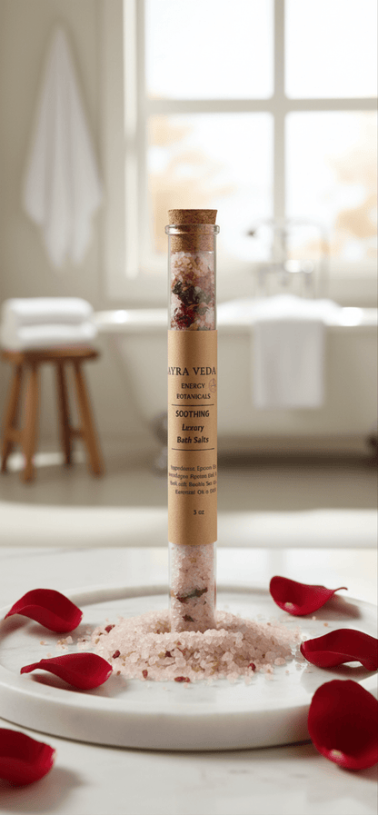 Ayraa Veda Aura Soak – Rose Bath Salt 100g | Relax, Restore & Rejuvenate - AYRAA VEDAAYRAA VEDA