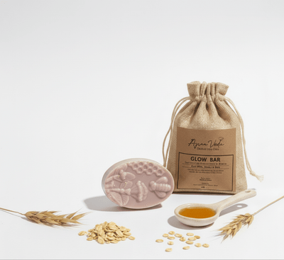 Glow Bar – Handmade Goat Milk, Honey & Oats Soap | Ayraa Veda - AYRAA VEDAAYRAA VEDA
